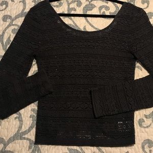 American Eagle grey top Large